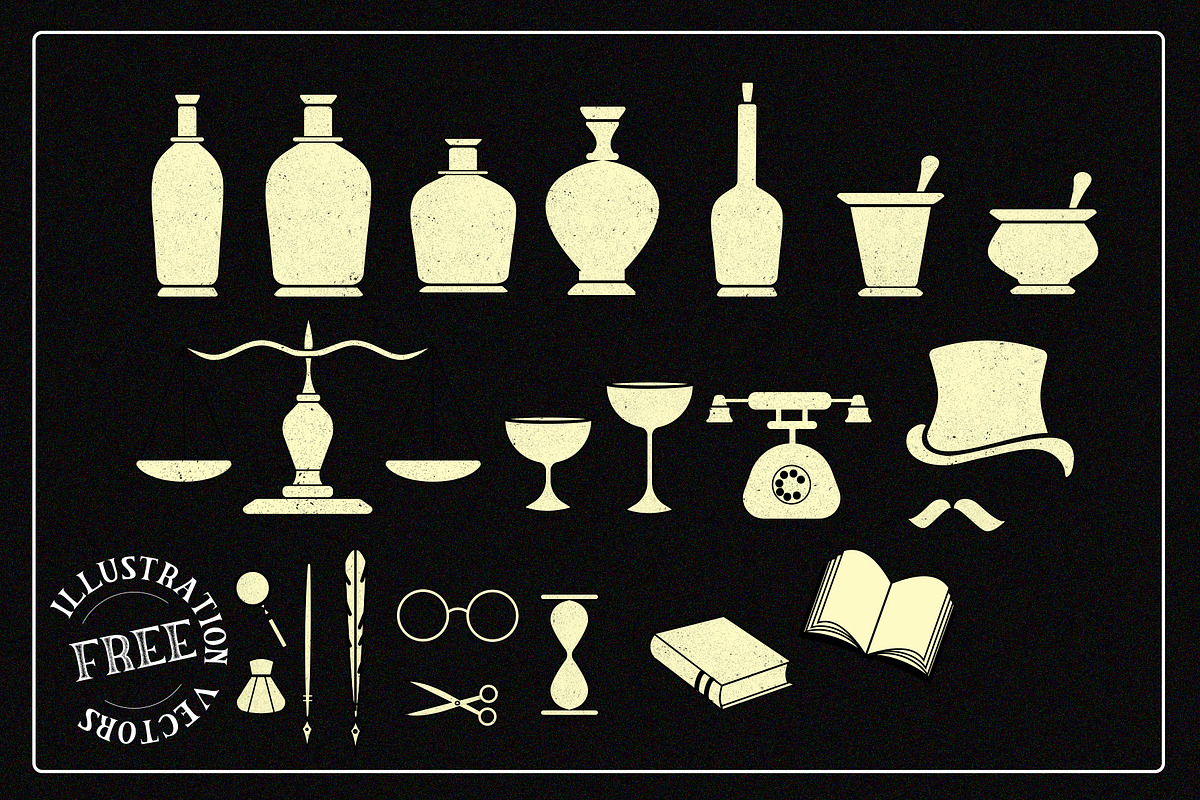 The Salvator - Vintage Font Package preview 7