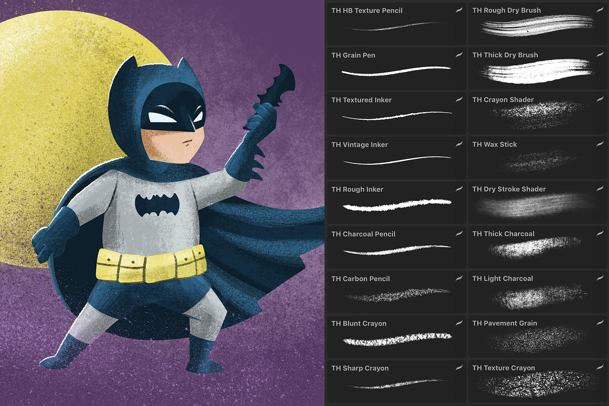 Dry Texture Brushes for Procreate preview 5