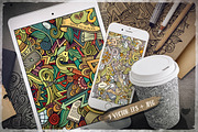 9 School Seamless Patterns Set, a Decorative Illustration by BALABOLKA (Thumbnail 3 of 5)