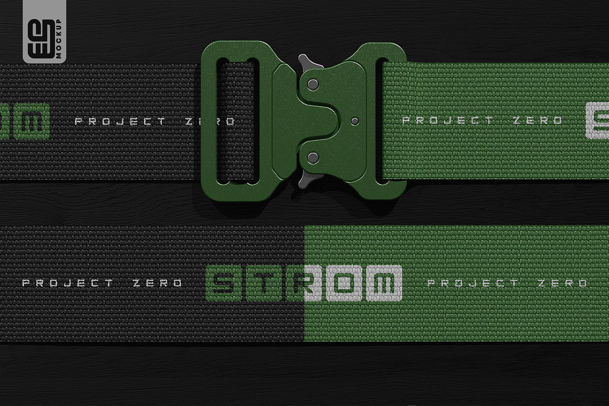 Tactical Buckle Belt Mockup, an Advertising Mockup by SD Mockup (Photo 3 of 4)