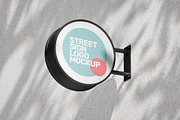 Street Sign Mockup (32 PSD Scenes), an Advertising Mockup by Traint (Thumbnail 18 of 50)