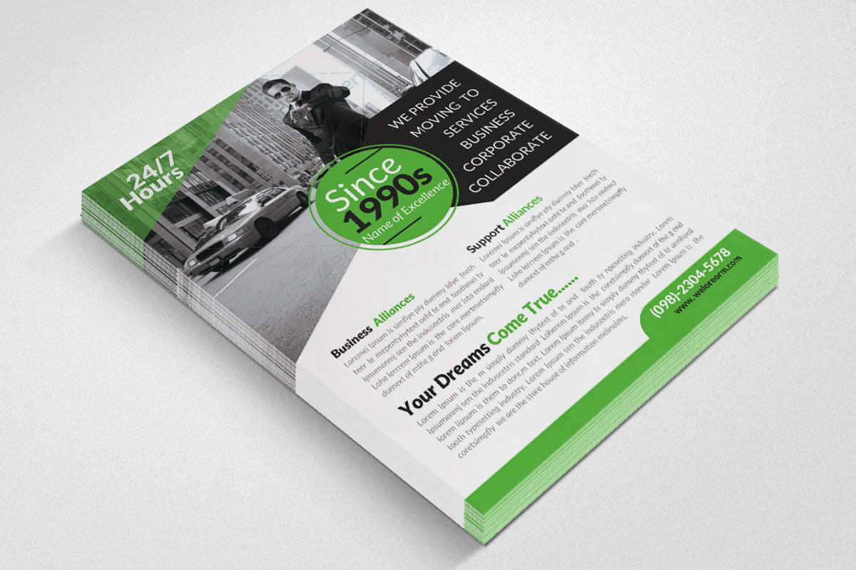 Creative Business Flyer Template, a Flyer Template by Psd Templates (Photo 3 of 3)