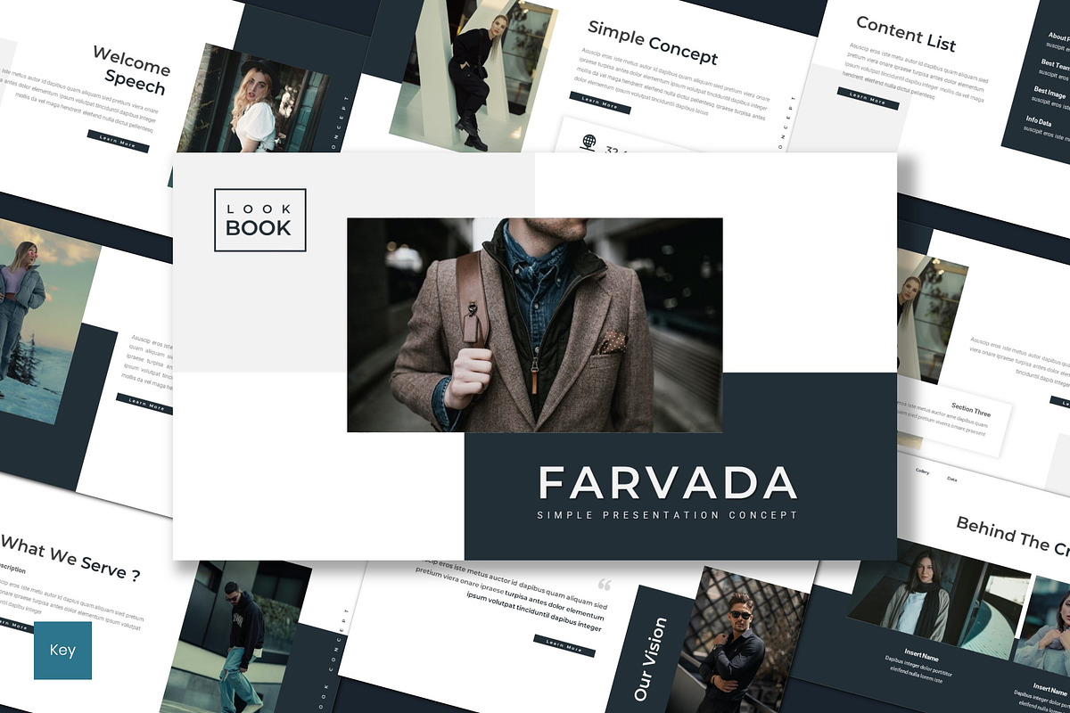 Farvada - Keynote Template, a Presentation Template by inspirasign (Photo 1 of 4)