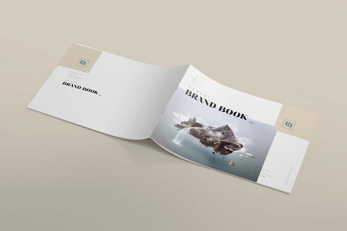 The Ocean - Brand Manual Template, a Brochure Template by ZippyPixels (Photo 6 of 16)