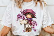 Whimsical Cowgirl Clipart Bundle, a Seasonal Illustration by Canvas Craft (Thumbnail 6 of 10)