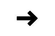 Right Arrow Icon Bundle, an Icon by Artivon (Thumbnail 5 of 10)