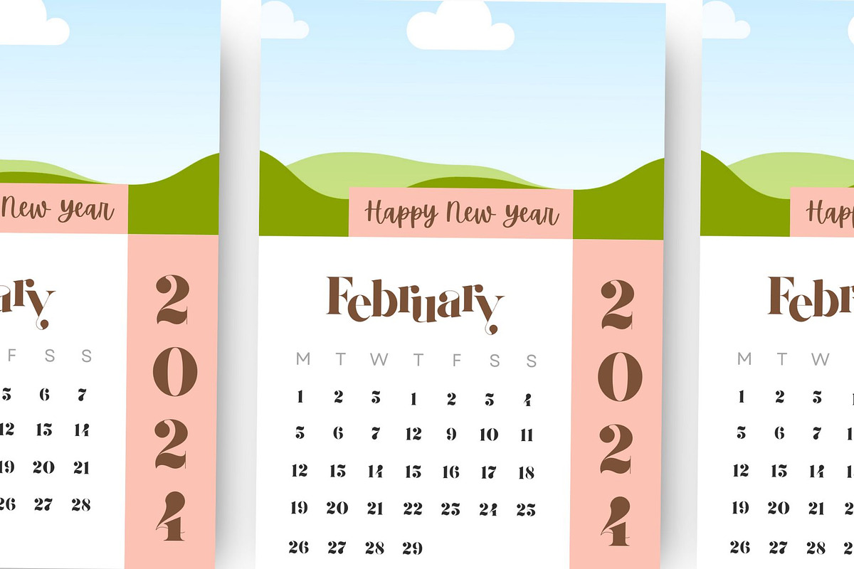 Editable Canva Frame Calendar 2024, a Stationery Template by Waliullah Solutions (Photo 4 of 4)
