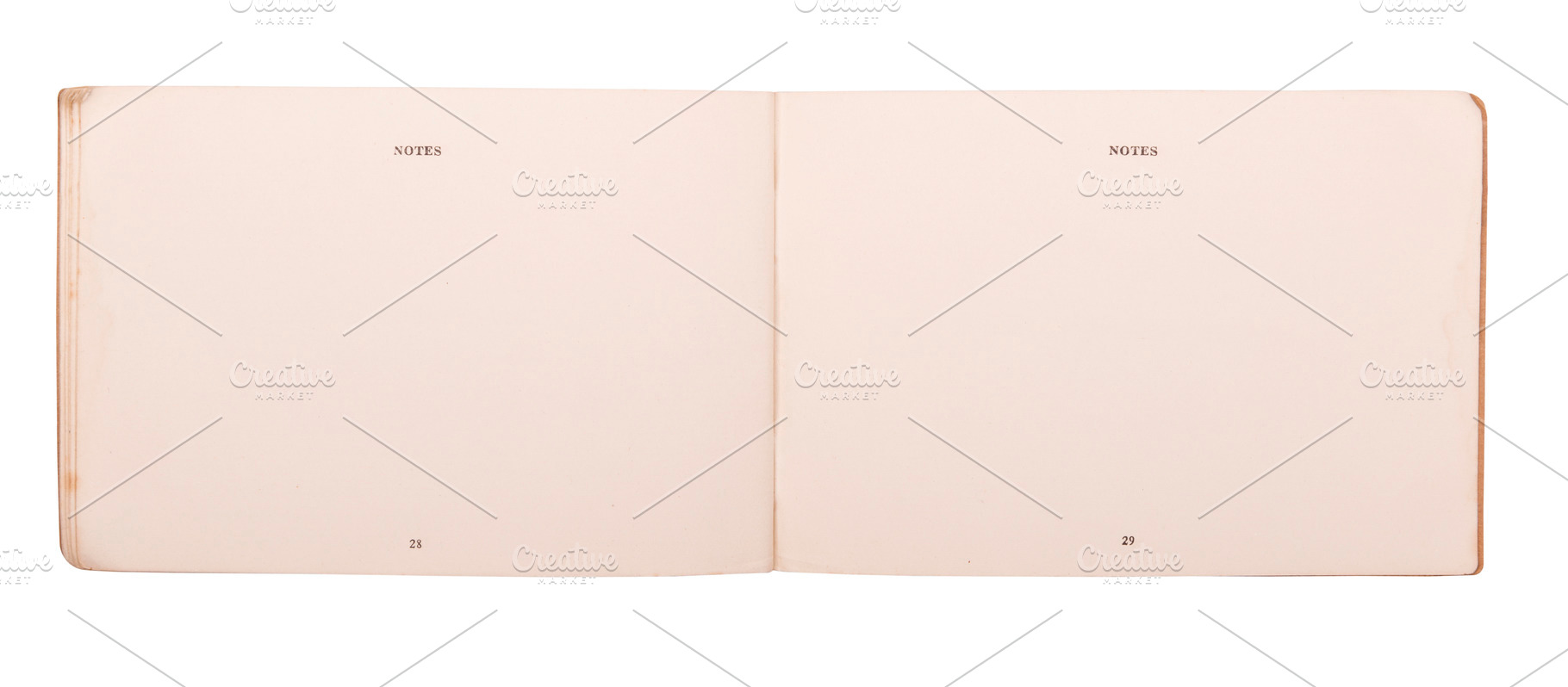 Old Notebook, a Background Photo by THP Creative