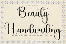 Beauty Handwriting