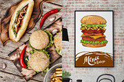Fast Food-clipart+menu, a Food Illustration by Astarte_design (Thumbnail 2 of 7)