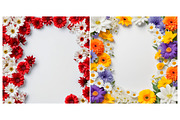 Floral frame Nature flower, a Background Graphic by IrySha (Thumbnail 4 of 7)