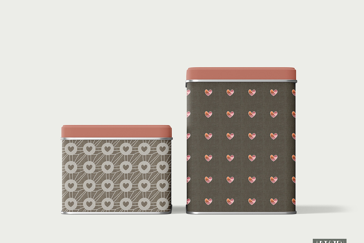Heart Abstract Seamless Patterns C, a Pattern Graphic by ARTOZEN DIGITAL (Photo 6 of 22)