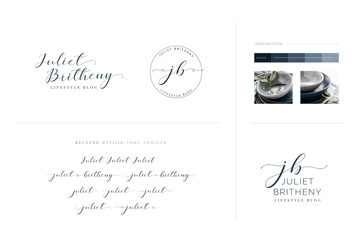 Beloved Ottilia Font + Free Logos, a Script Font by SNIPESCIENTIST (Photo 22 of 23)