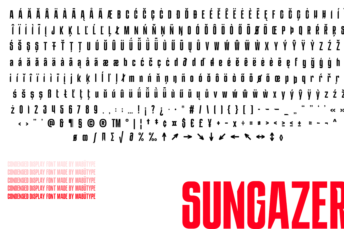 Sungazer - Display Typeface, a Font by Mabütype (Photo 6 of 7)