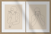 10 Boys Line Art, a Decorative Illustration by Miracles Everywhere (Thumbnail 3 of 6)