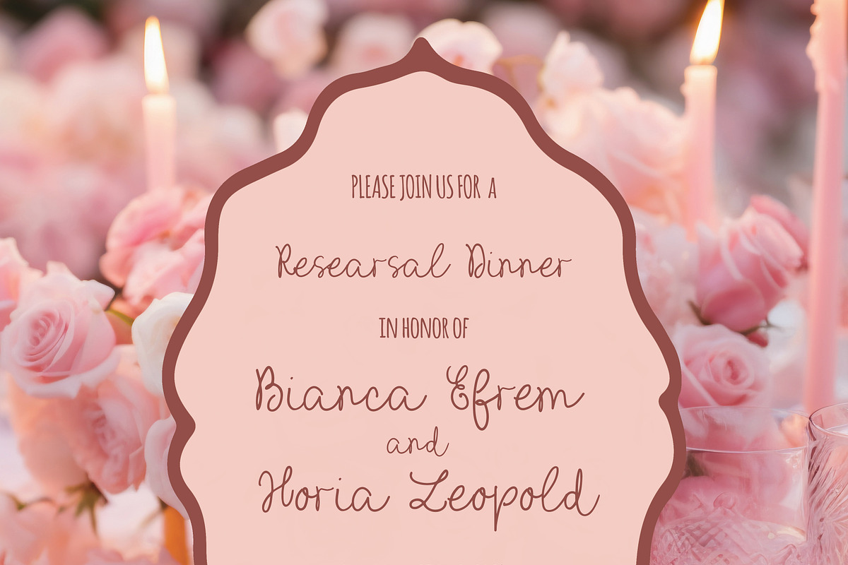 Romantic Boutique Whimsical Script, a Handwritten Font by Amalia Calligraphy (Photo 4 of 7)
