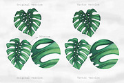 Palm tree leaves + patterns, a Decorative Illustration by Bigio Designs (Thumbnail 2 of 4)