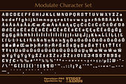 Modulate, a Font by Stiggy & Sands (Thumbnail 9 of 9)