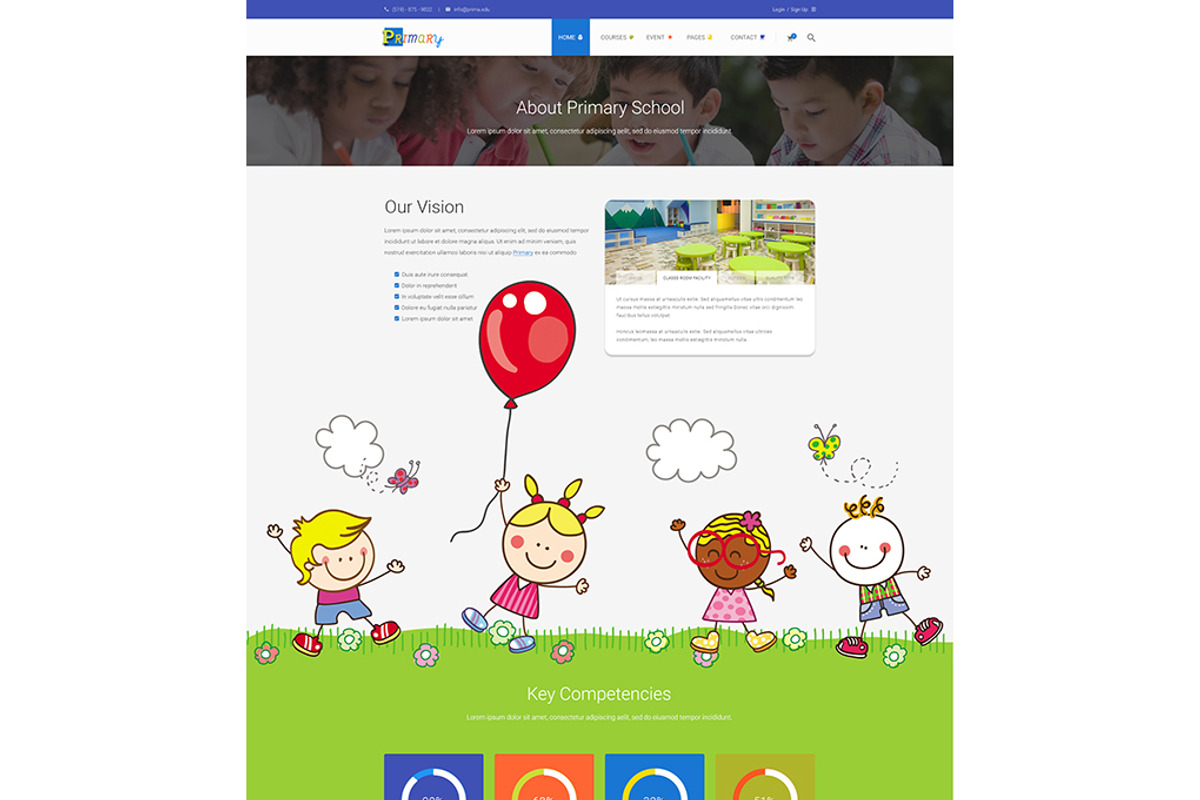 Primary - Unique Education Wordpress, a WordPress Template by Knighthemes (Photo 4 of 17)
