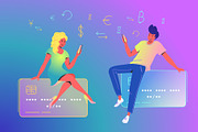 Mobile banking and payments online, a Finance Illustration by Julia Tim (Thumbnail 5 of 5)