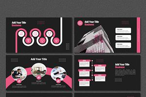 Black Pink Powerpoint Template