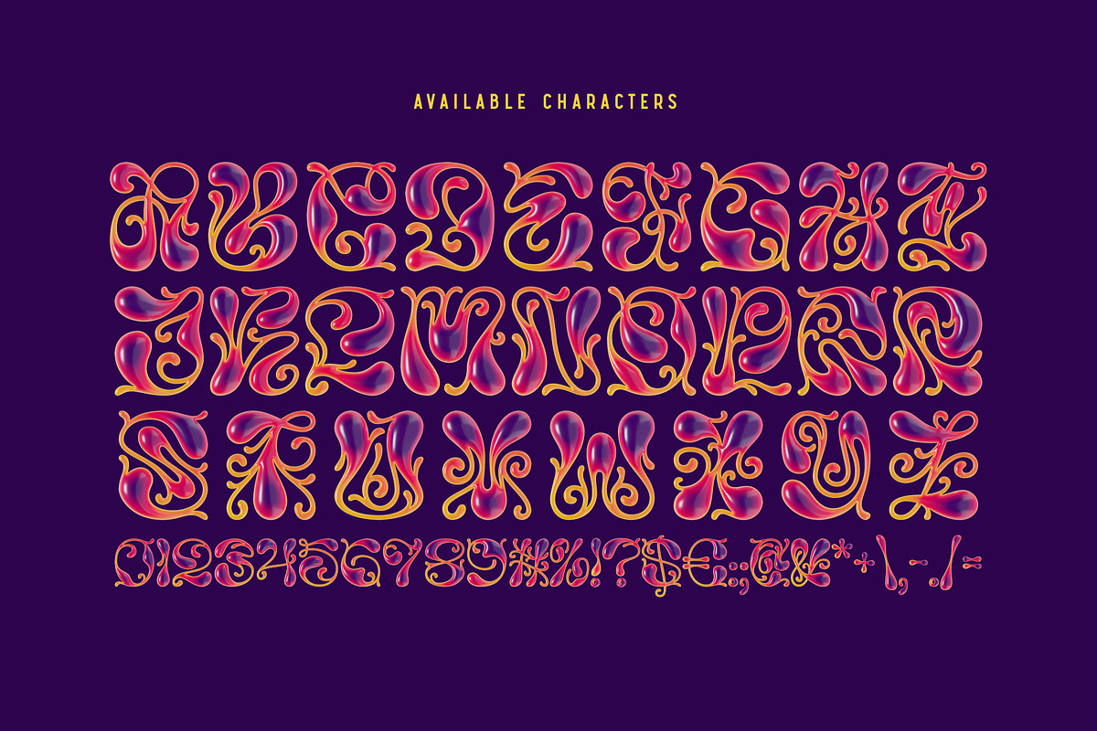 Sugary - Bitmap Color Font, a Symbol Font by Gleb Guralnyk (Photo 4 of 5)