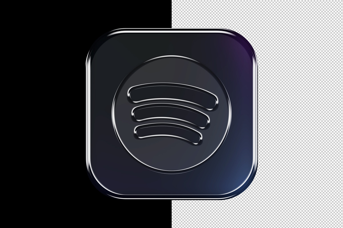 Glassify – Social Media Icons, a Solid Icon by Mockup Bureau (Photo 5 of 6)