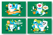 10 World Toilet Day Illustration, an Object Illustration by denayunebgt (Thumbnail 2 of 4)