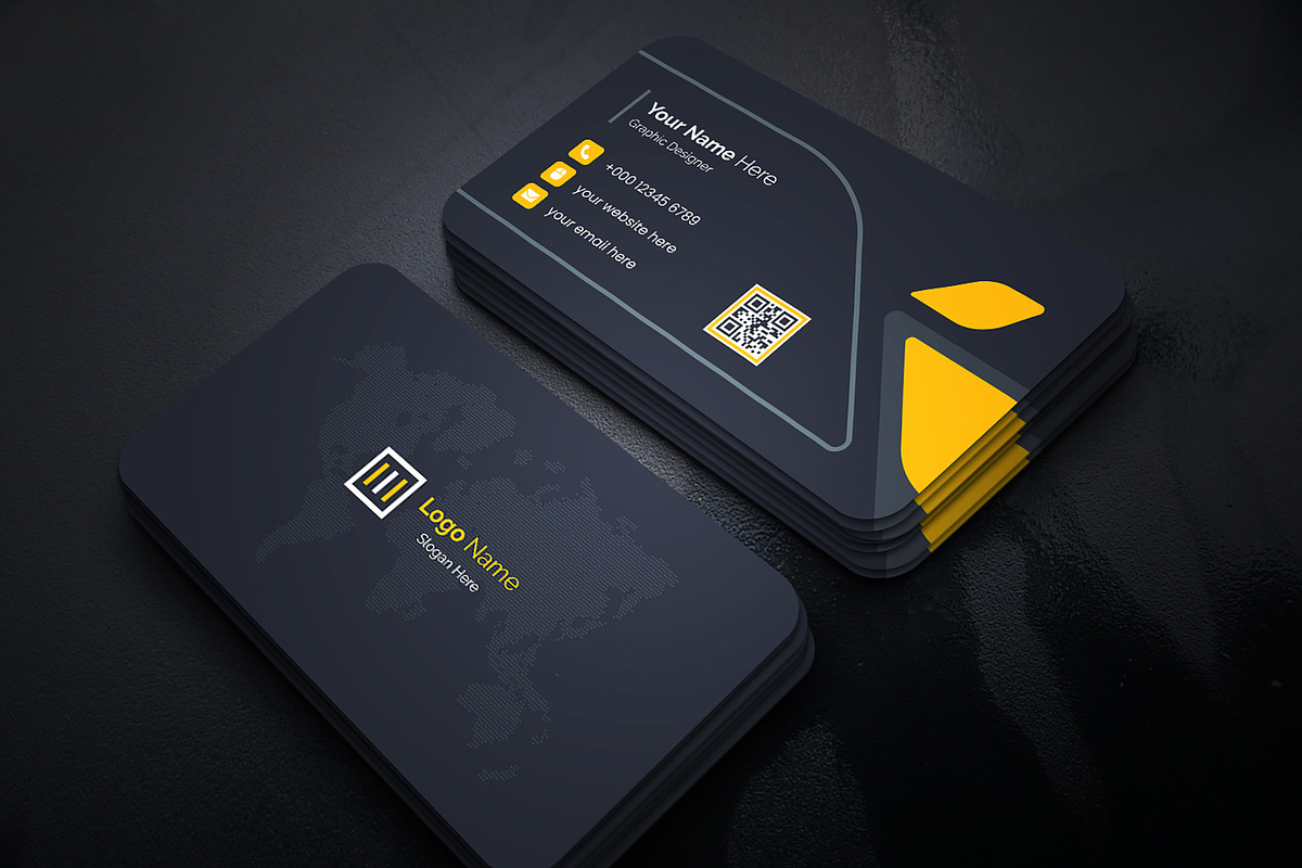 Business Card Design Template, a Business Card Template by mijli (Photo 9 of 20)