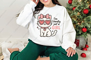 Cute Cat Im Literally Just A Girl PN, an Illustration by CraftArtStudio (Thumbnail 4 of 4)