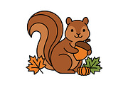 This Autumn & Thanksgiving Clipart, a Seasonal Illustration by abu67222 (Thumbnail 4 of 21)