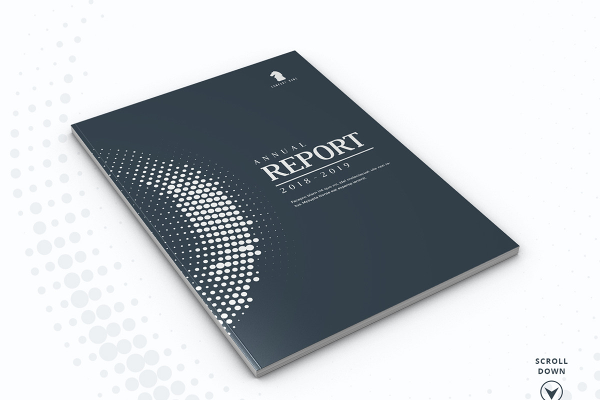 Annual Report, a Brochure Template by ThemeDevisers (Photo 2 of 4)