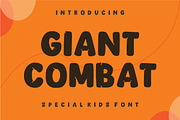 Giant Combat, a Font by Limited.studio (Thumbnail 1 of 6)