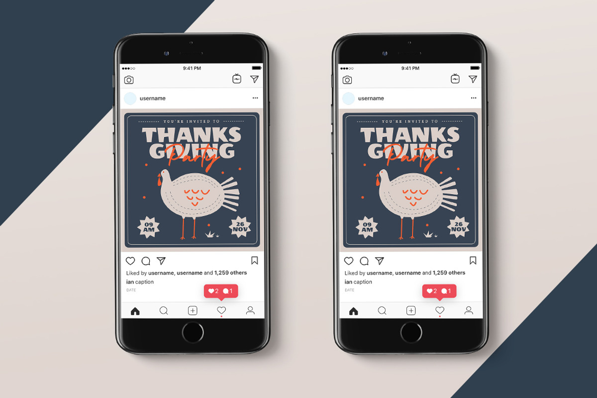 Modern Thanksgiving Day Flyer, a Flyer Template by Tokosatsu (Photo 4 of 5)