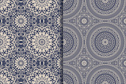 Set of 18 seamless pattern Mandala, a Pattern Graphic by NataLito (Thumbnail 7 of 11)