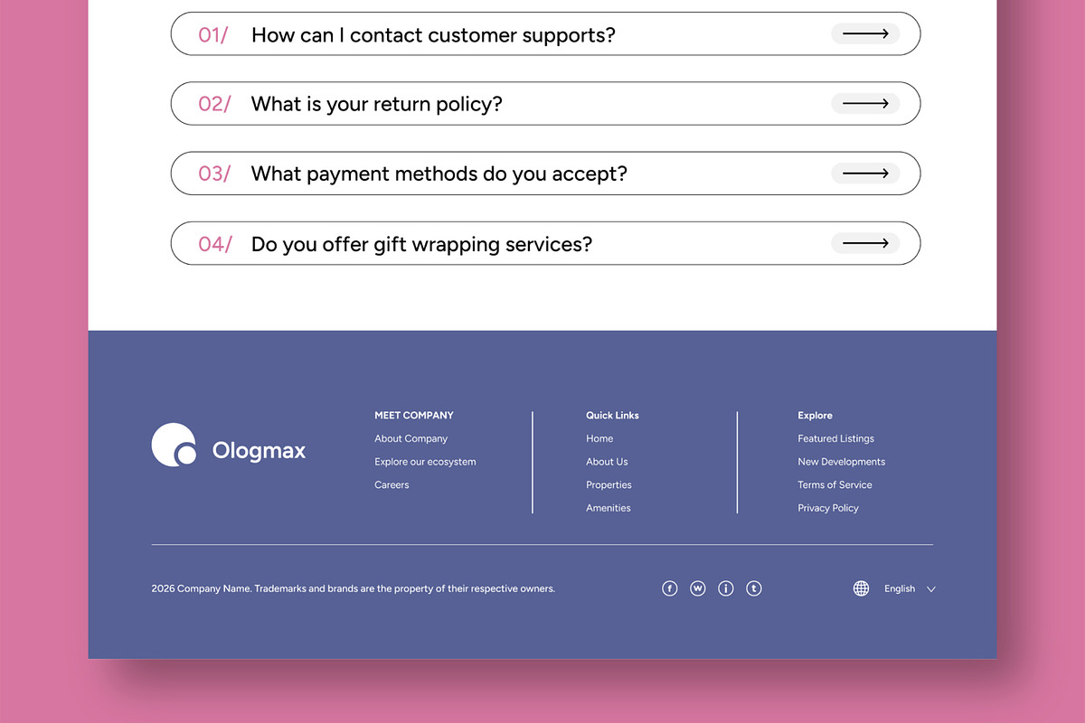 Real Estate Landing Page Layout, an UI Kit Template by CreativeShaper (Photo 5 of 5)