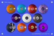 COLORED VINYLS MOCKUP PACK, a Templates & Theme by MDP TYPEFACES (Thumbnail 2 of 6)