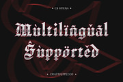 CS Hyena – Old English Font, a Blackletter Font by Craft Supply Co. (Thumbnail 5 of 8)