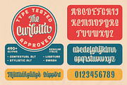 Curlvita – Retro Condensed Script, a Script Font by Abbasy Studio (Thumbnail 3 of 9)