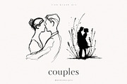 Couples Drawings, a Person Illustration by PeDe Designs (Thumbnail 5 of 6)