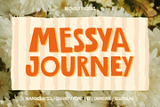 Messya Journey – Quirky Display Font, a Handwritten Font by shineink.designlab (Thumbnail 1 of 10)