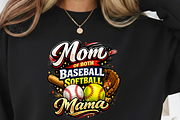 Mom Of Both Baseball Softball PNG, a Graphic by Vector Portal (Thumbnail 7 of 9)