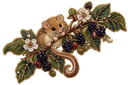 Embroidered Dormouse PNG, an Object Graphic by The Edit (Thumbnail 1 of 3)