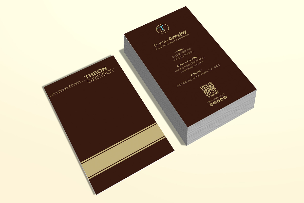 Business Card Template, a Business Card Template by Moontesk (Photo 3 of 4)