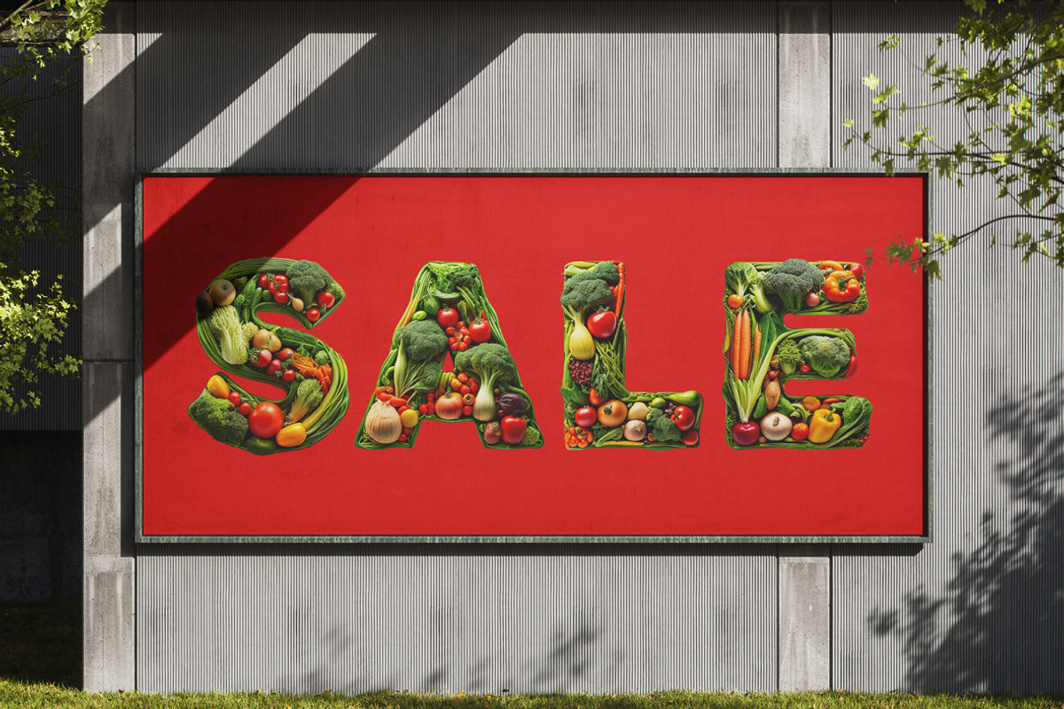 Vegetables Font, a Sans Serif Font by Handmadefont (Photo 3 of 16)