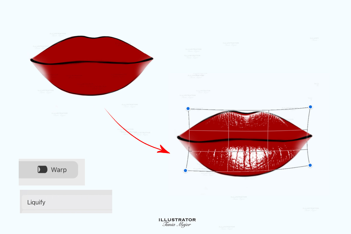 Procreate lips gloss stamps, a Brush Add-On by MajorArtTm (Photo 3 of 4)