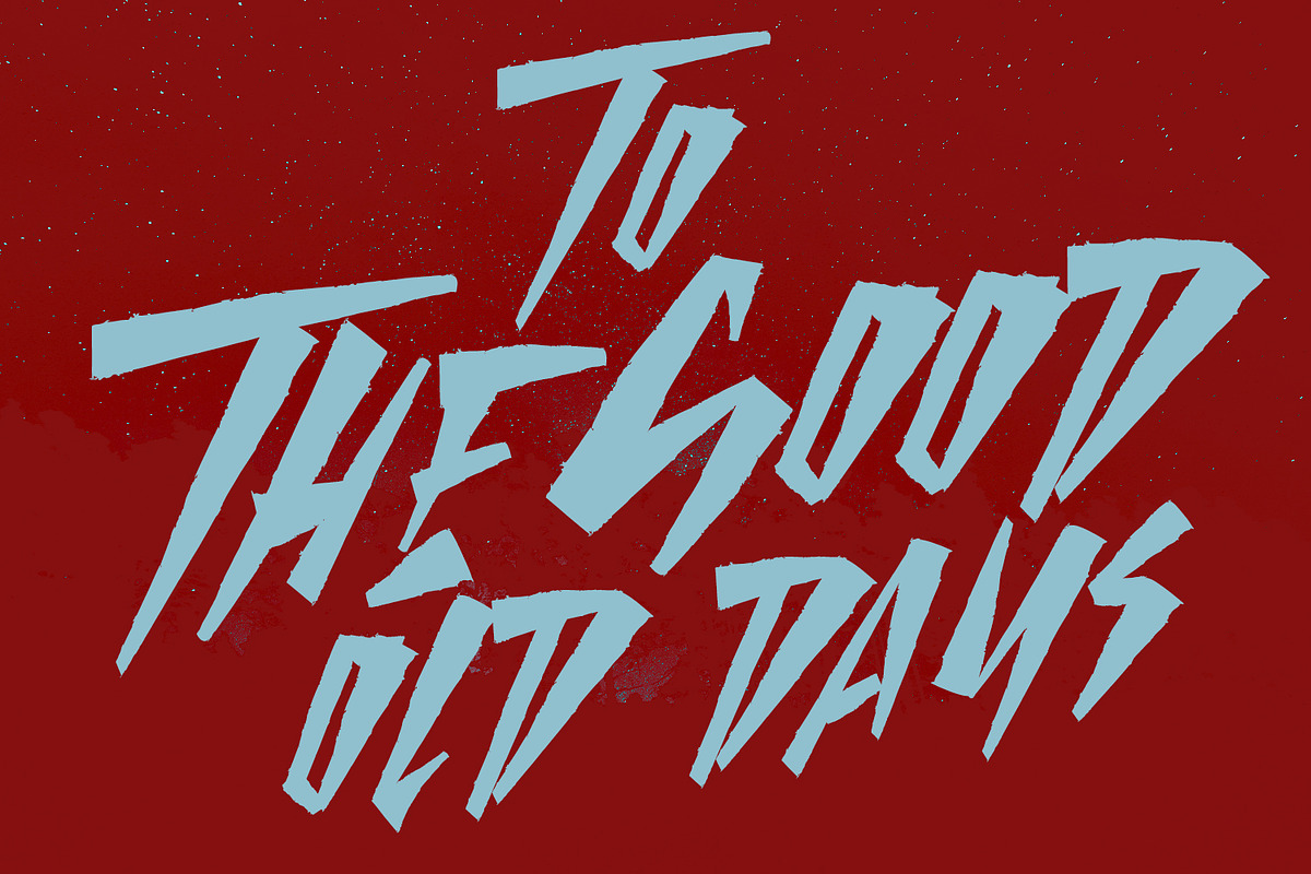 Gast Nibizu Brush Display Font, a Handwritten Font by Maulana Creative (Photo 4 of 6)