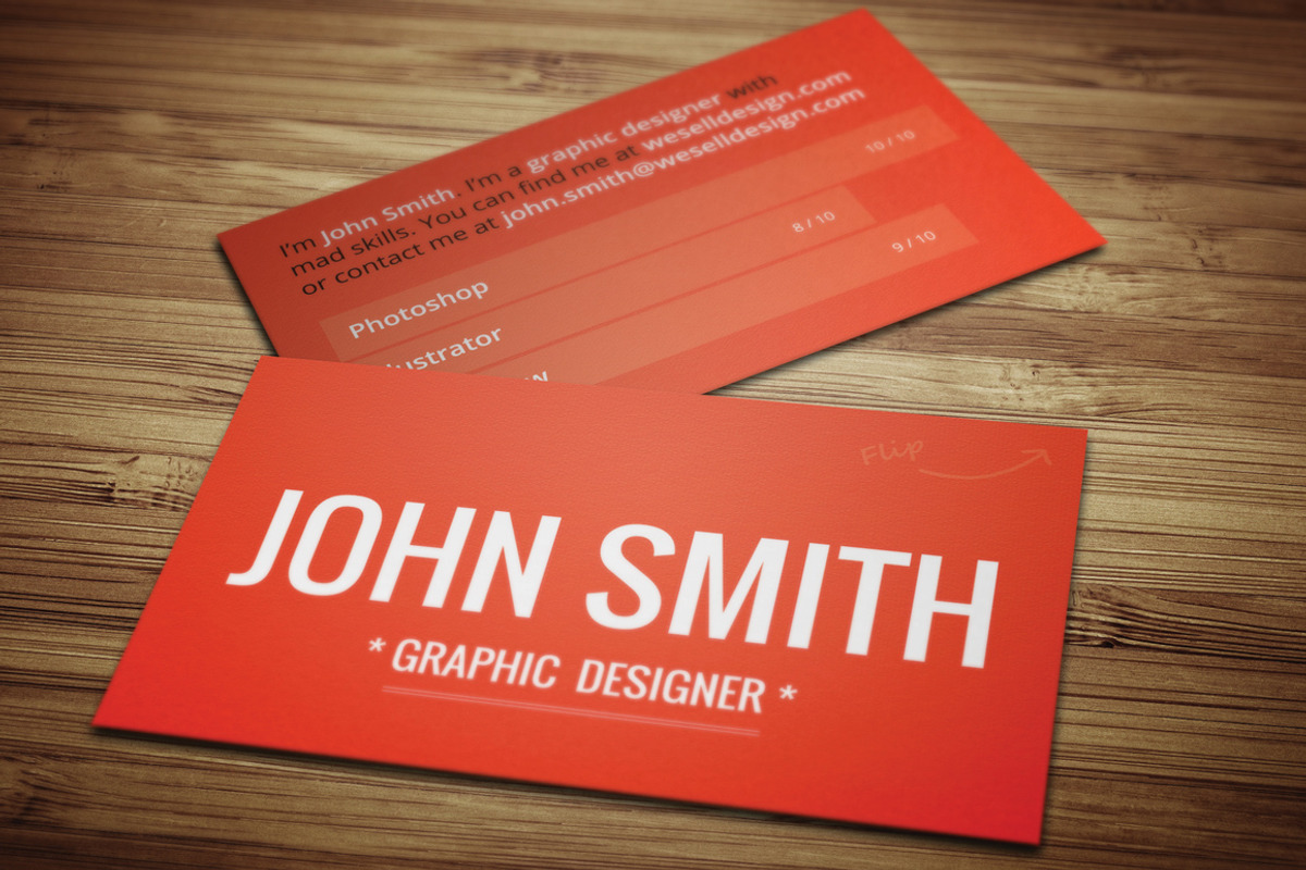 Red Textured Business Card, a Business Card Template by Crazyleaf (Photo 3 of 4)