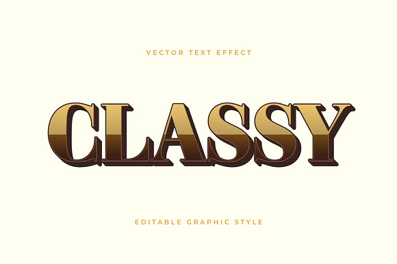 Elegant Gold Gradient Text Effect preview 4