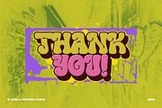 BloomBops | Psychedelic Typeface, a Font by Brew & Butcher Studio (Thumbnail 10 of 10)